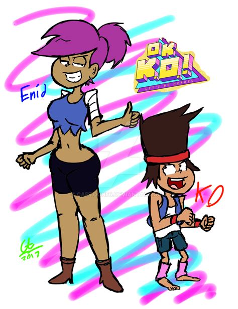 KO and Enid by cartoon56 on DeviantArt