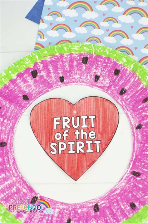 Fruit of the Spirit Bible Craft Archives - Christian Preschool Printables