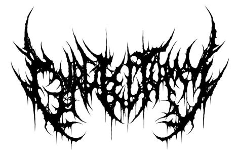 Gurglectomy – Seas of Rotting Symmetry - Symmetal #graphic #design #logo #branding #black #metal ...