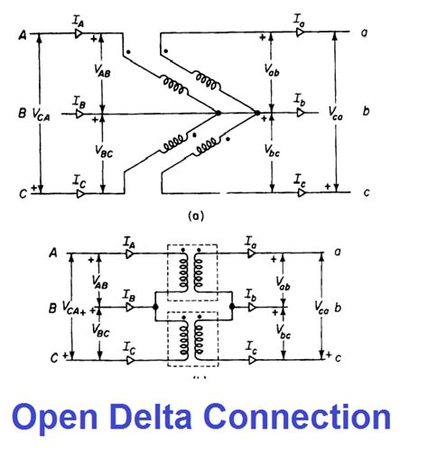 Open Delta Connection of Transformer - Electrical Volt