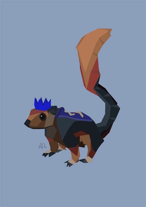 Giant Squirrel the Agility Pet OSRS DIGITAL FILE | Etsy