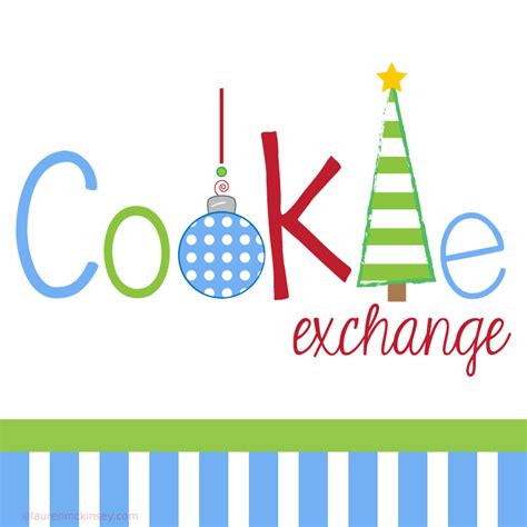 Christmas Cookie Exchange Clip Art