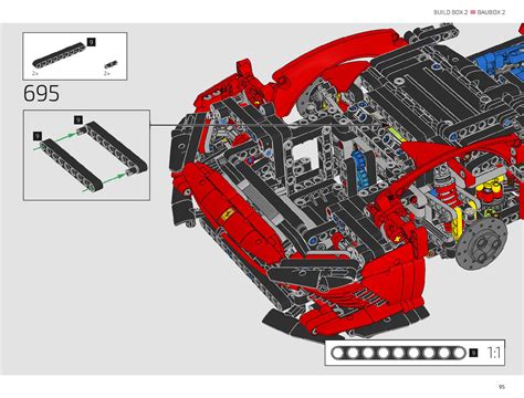 Lego 42143 Ferrari Daytona SP3 Instructions