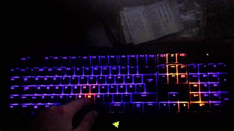 Razer blackwidow chroma profile - YouTube