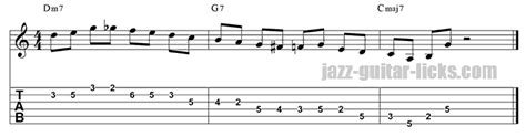 The Dominant Bebop Scale - Guitar Lesson with Shapes & Licks