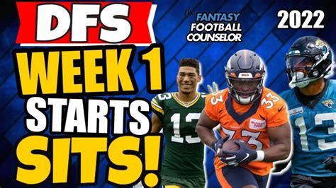 Starts and Sits | Daily Fantasy Picks NFL Week 1