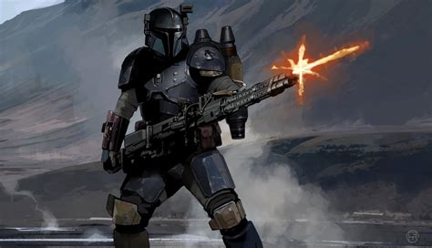 1336x768 Resolution Mandalorian Concept Art HD Laptop Wallpaper ...