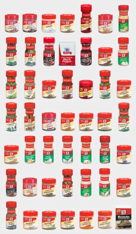 McCormick Spices | Mccormick spices, Spice chart, Seasoning recipes