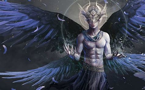 Dark Angel, art, man, fantasy, angel, HD wallpaper | Peakpx