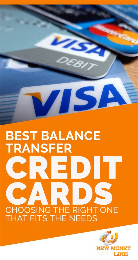 Best Balance Transfer Credit Cards: Choosing The Right One That Fits The Needs - NewMoneyLine ...