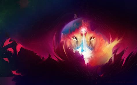 Colorful Lion Wallpaper - WallpaperSafari