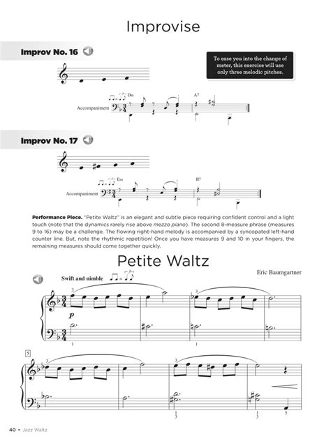 Jazz Piano Basics – Book 1 – Music Forte