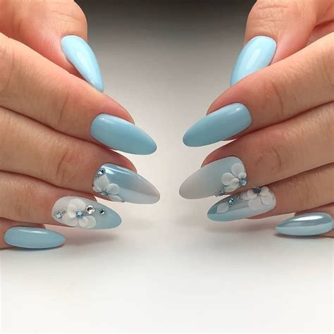 50 Stunning Matte Blue Nails Acrylic Design For Short Nail - Page 14 of ...