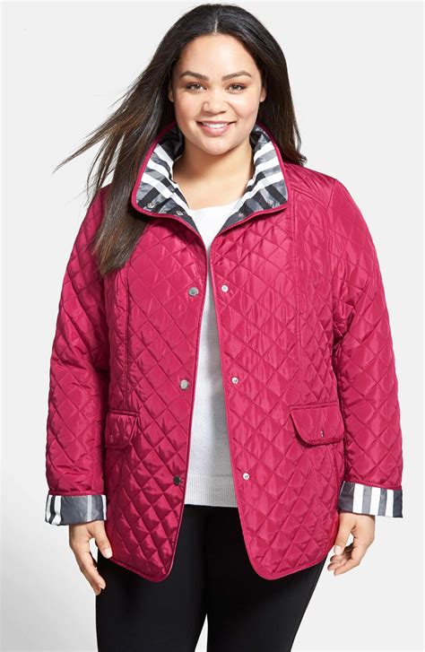 Gallery Diamond Quilted Barn Jacket (Plus Size) | Nordstrom