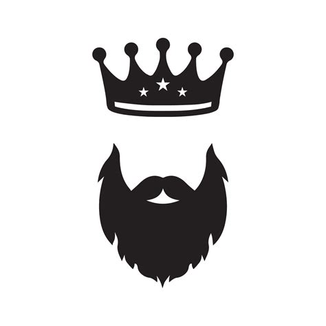 Beard logo vector 19516047 Vector Art at Vecteezy