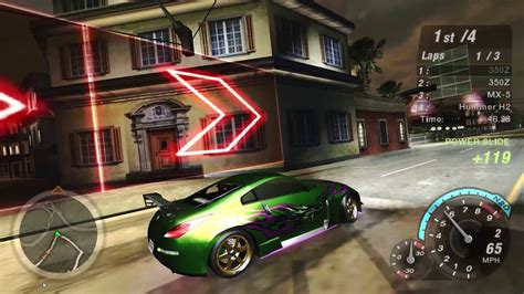 NFS Underground 2 Online - Lower Eastside in Rachel's Z - YouTube