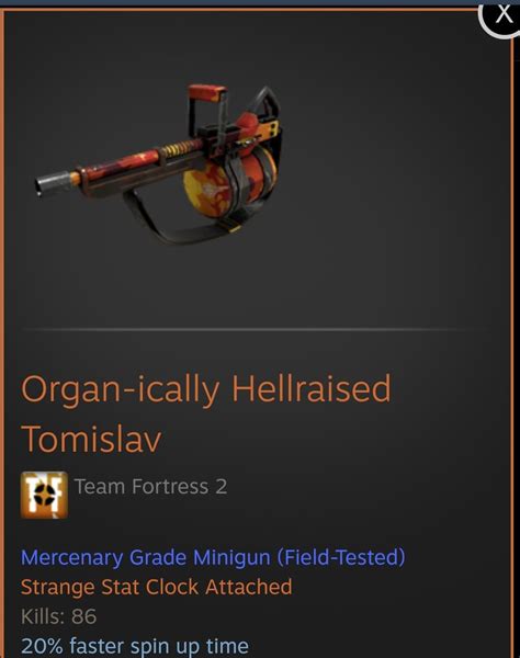 Price Check: Organ-ically Hellraised Tomislav (Strange) - Team Fortress ...