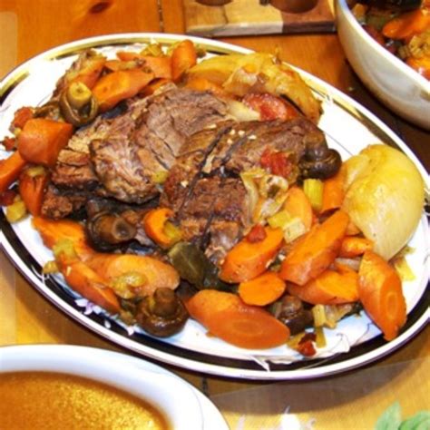 Braised Pot Roast with Vegetables