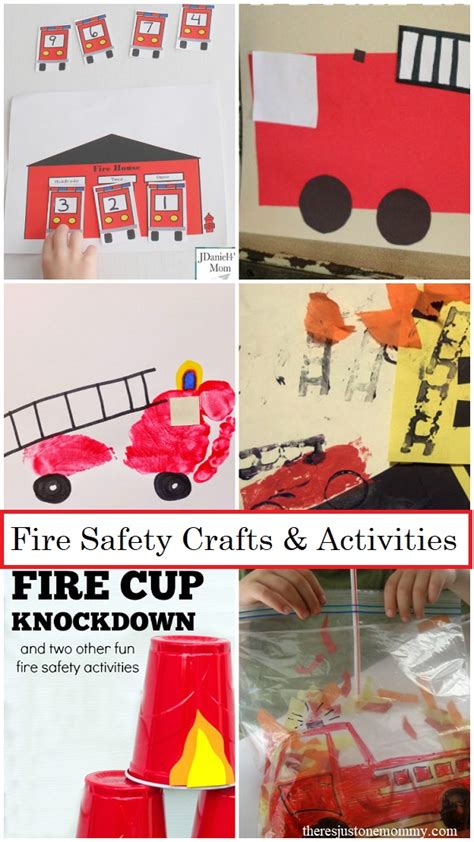 Fire Safety Crafts & Activities | There's Just One Mommy