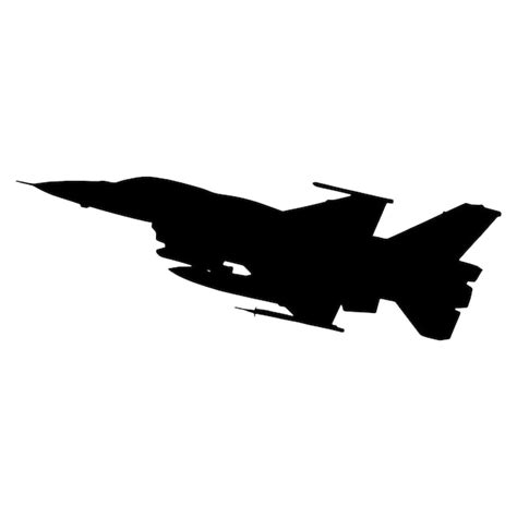 Premium Vector | Silhouette of fighter jet vector