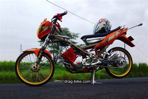 Modifikasi Satria Fu Drag Bike Satria Fu, Drag Bike, Cubs, Moped, Motorcycle, Air, Vehicles ...