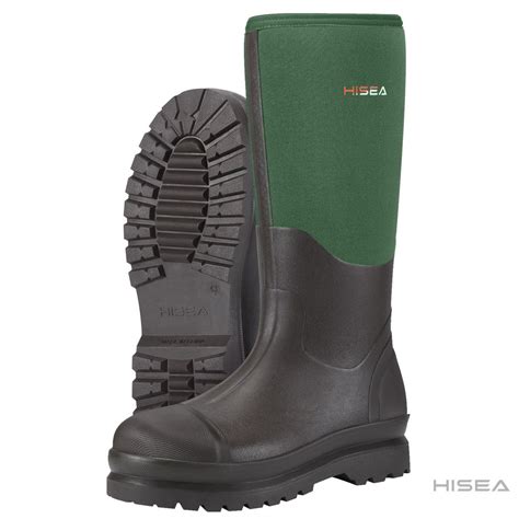 Men's Neoprene Rubber Work Boots | HISEA