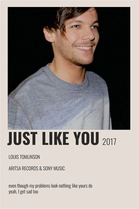 JUST LIKE YOU by louis tomlinson | Filmes vintage, Musica, Shakira