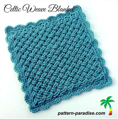 Celtic Weave Blanket free pattern | Crochet I love | Pinterest ...