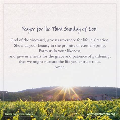 Prayer for the Third Sunday of Lent | Prayers & Quotes | Pinterest | Prayer, Lent and The o'jays