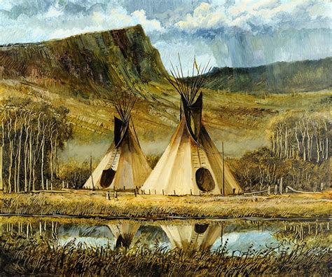 Tipi Painting at PaintingValley.com | Explore collection of Tipi Painting