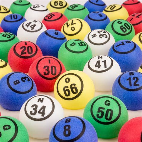 Bingo Balls - Colored Single Sided 1.5 Inch | Casino Supply