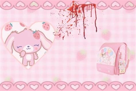 a pink wallpaper with an animal and heart