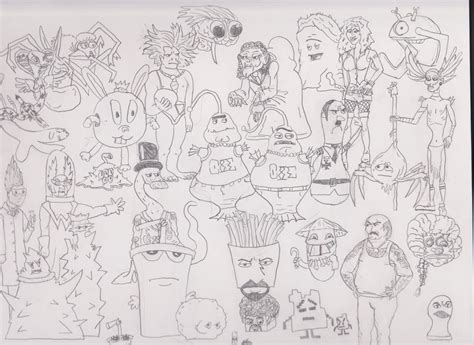 Aqua Teen Hunger Force Characters (part 2) by bunnyjo1990 on DeviantArt