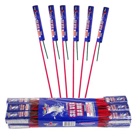 Silver Streak Bottle Rockets - Springfield Fireworks