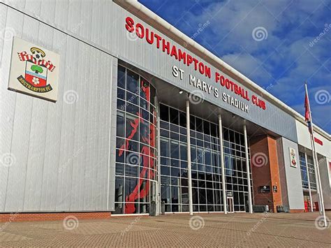 Southampton FC Stadium St Mary S Front Entrance Editorial Stock Image ...