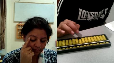 Online abacus lesson demo - YouTube