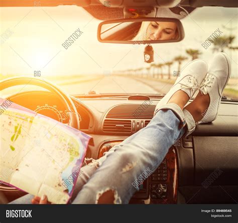 Young Woman Alone Car Image & Photo (Free Trial) | Bigstock