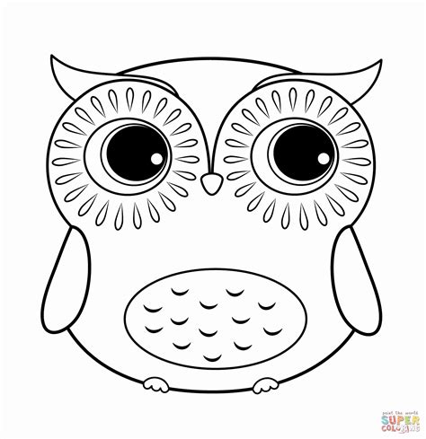 Owl Print Out Coloring Pages at GetColorings.com | Free printable ...