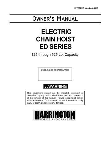 Harrington Hoist Wiring Diagram - Wiring Diagram Pictures