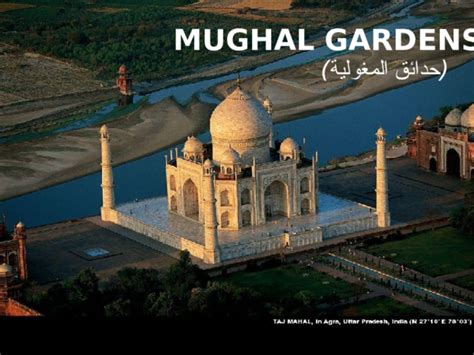 Mughal Gardens Landscape Architecture Ppt | Fasci Garden