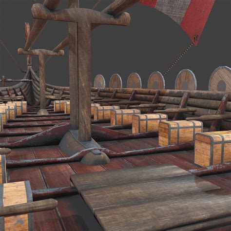 Medieval Ship - 3D Model by Nicu_Tepes