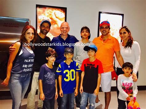 Bollywood Star Kids: Hrithik Roshan, Ex Wife Sussane and Kids meet ...