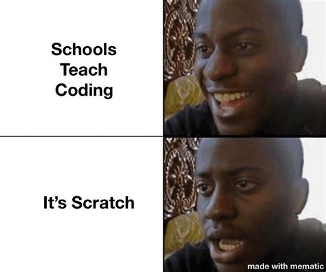 I got like 10 memes on how scratch sucks : programmingmemes