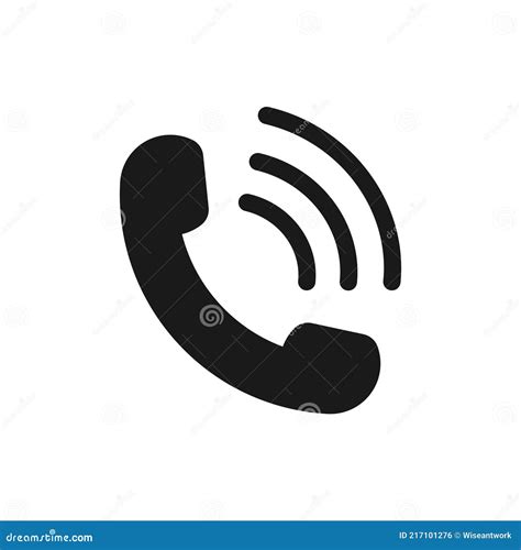 Call Icon. Symbol of Phone, Receiver and Contact. Sign of Telephone, Hotline and Talk Stock ...