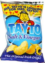 Tayto Salt & Vinegar Potato Crisps