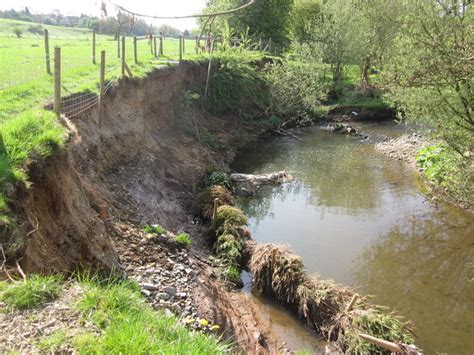 More bank erosion River Bollin © Peter Turner :: Geograph Britain and Ireland