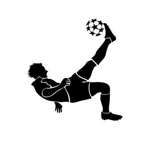 Soccer Player Kicking Ball | Clipart Panda - Free Clipart Images