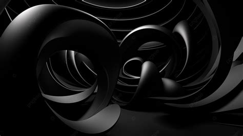 Abstract Black Void A 3d Rendered Empty Background, Scene, Display, Product Show Background ...