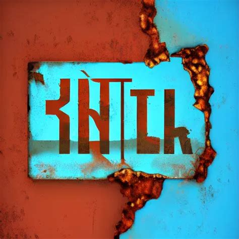 sign with text 'rust belt' covered with rust, digital | Stable Diffusion | OpenArt