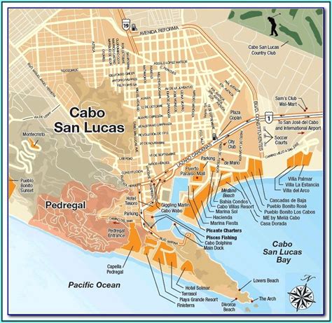 Hotels In Cabo San Lucas Map - Map : Resume Examples #EVKYgpx806